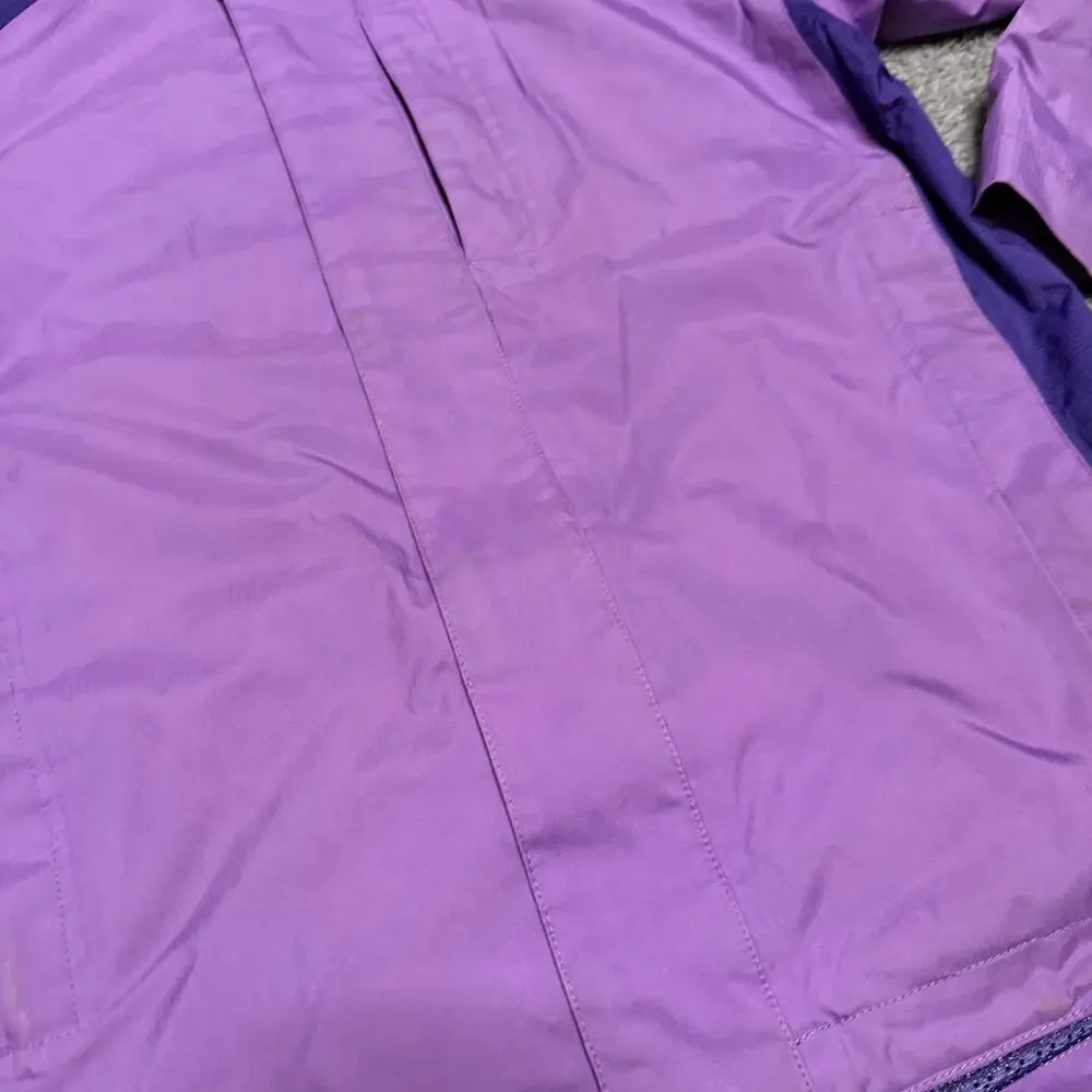 Patagonia Coat Kids Youth XL 14 Purple Shell Rain Coat Outdoor Hike